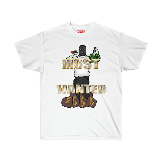 Most Wanted Logo tee