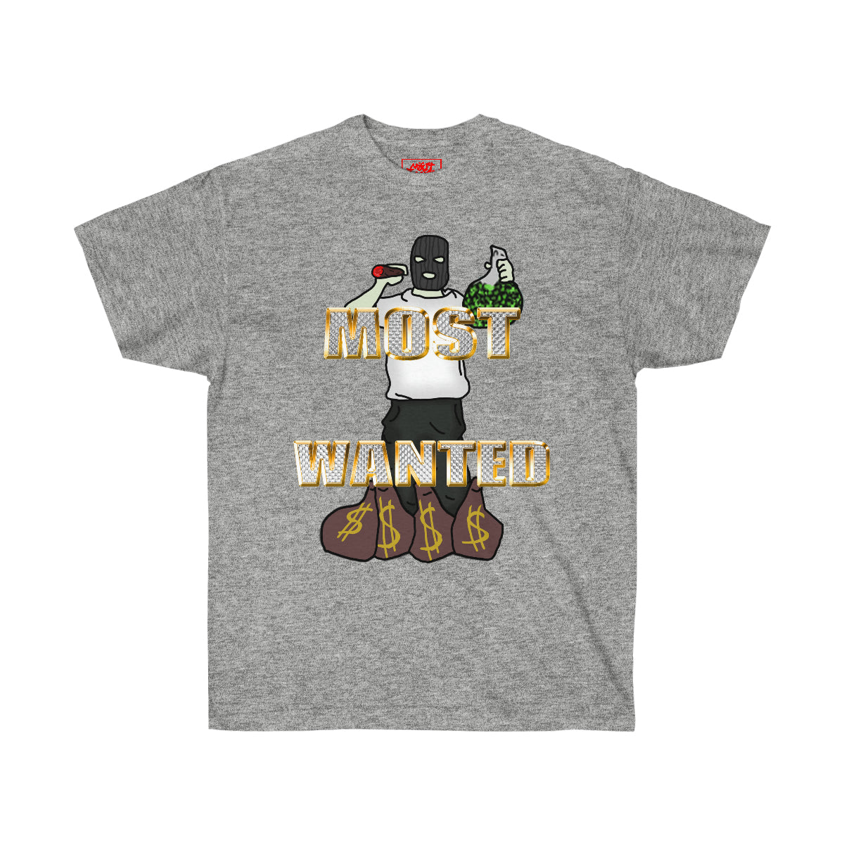 Most Wanted Logo tee